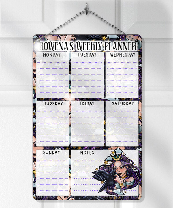 15599 personalised night witch raven gothic planner 1