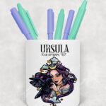 15604 personalised night witch raven gothic pen pot 1