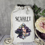 15606 personalised night witch raven gothic drawstring bag 1