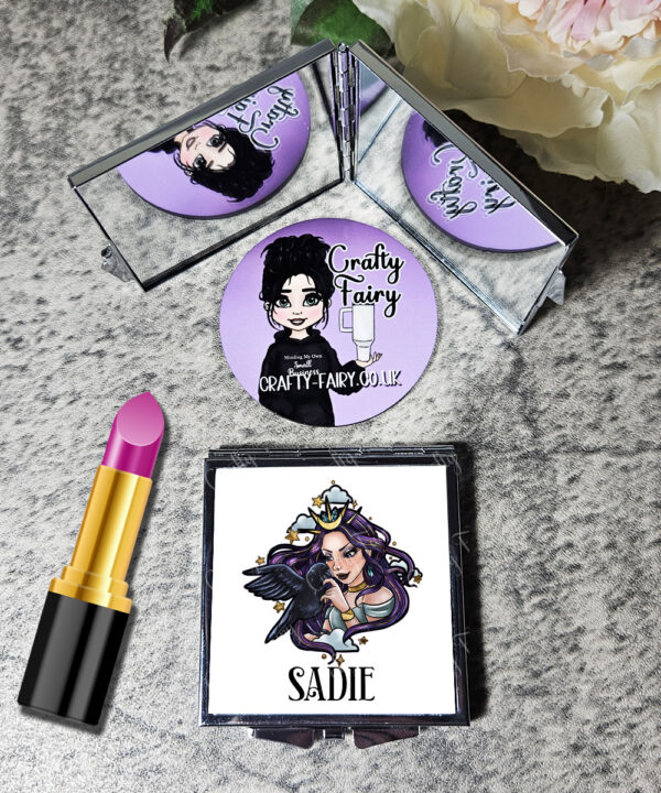 15607 personalised night witch raven gothic mirror 2