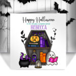 15612 personalised ghostie bookcase card 1