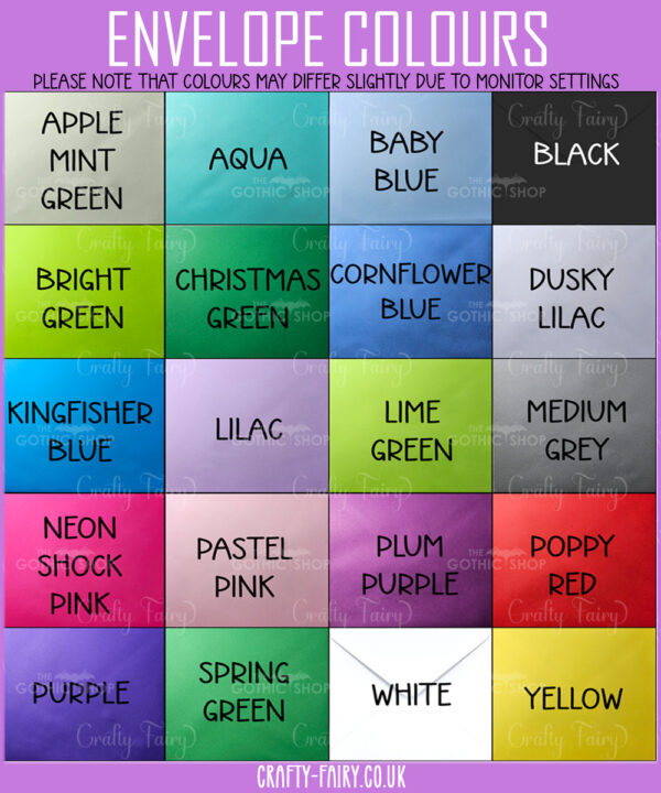 20 envelope colours 1