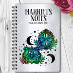 15643 personalised moth cameos notebook 1