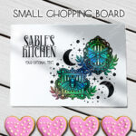 15651 personalised moth cameos chopping board 1