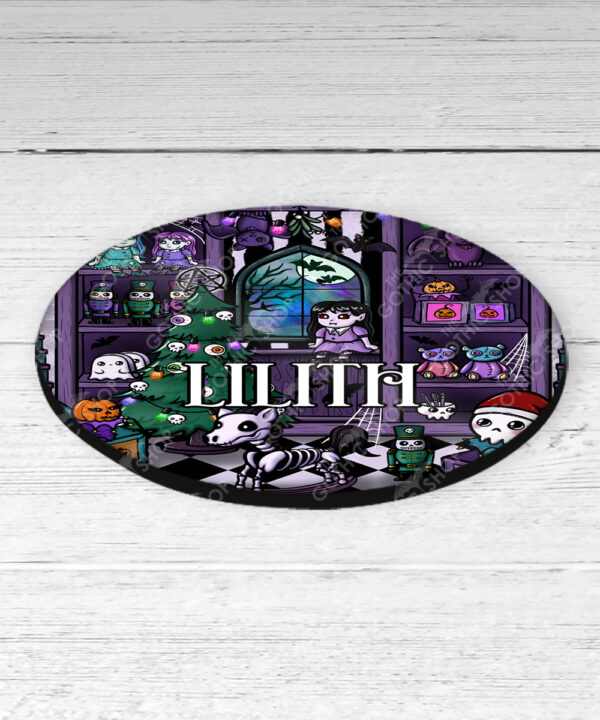 15661 nightmare toy shop seasonal mug coaster 2