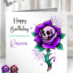 15666 personalised dead rosey birthday card 1