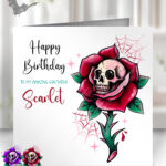 15666 personalised dead rosey birthday card 2