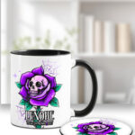 15668 personalised dead rosey red halloween mug 3