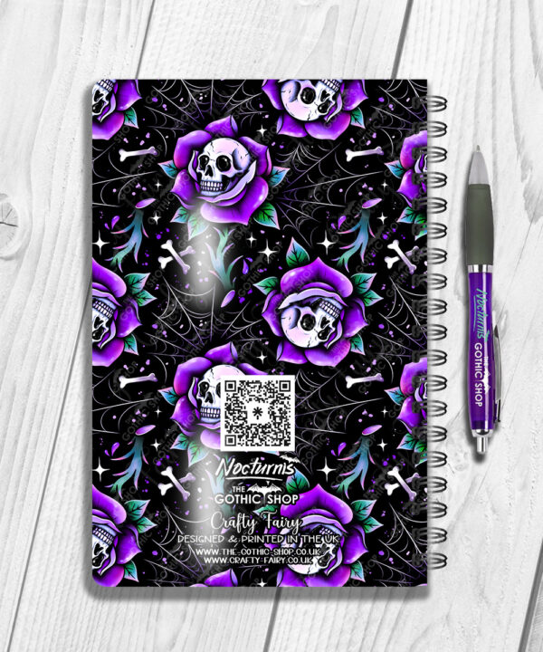 15671 personalised dead rosey purple notebook 3