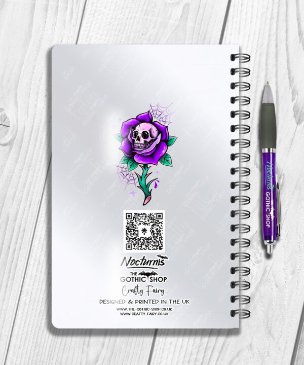 15672 personalised dead rosey purple notebook 3