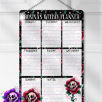 15683 personalised dead rosey red metal planner sign 2