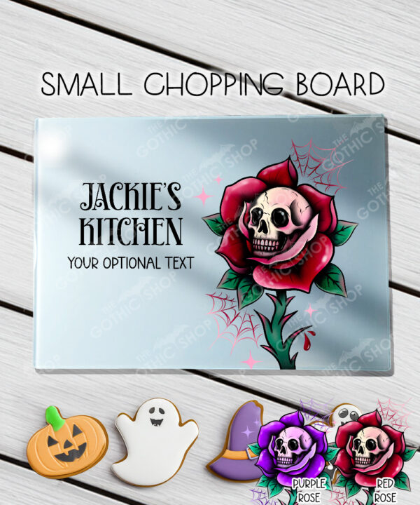 15685 personalised dead rosey purple chopping board 3