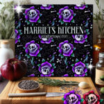 15686 personalised dead rosey purple chopping board 2
