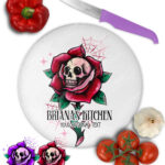 15687 personalised dead rosey red chopping board 2