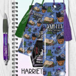 15697 mystical black cat bookmark 2