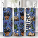 15698 mystical black cat tumbler 1