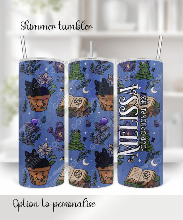 15698 mystical black cat tumbler 2