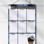 15700 mystical black cat metal sign weekly planner 1