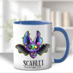 15705 personalised zombie bat gothic mug 1