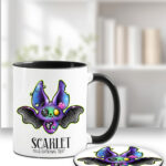 15705 personalised zombie bat gothic mug 4