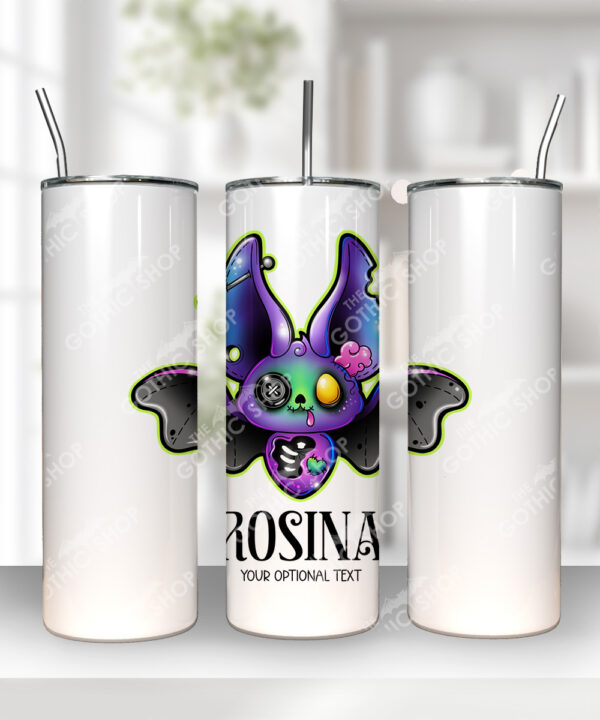 15710 personalised zombie bat gothic tumbler 1