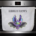 15716 personalised zombie bat gothic towel 1