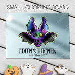 15717 personalised zombie bat gothic chopping board 2