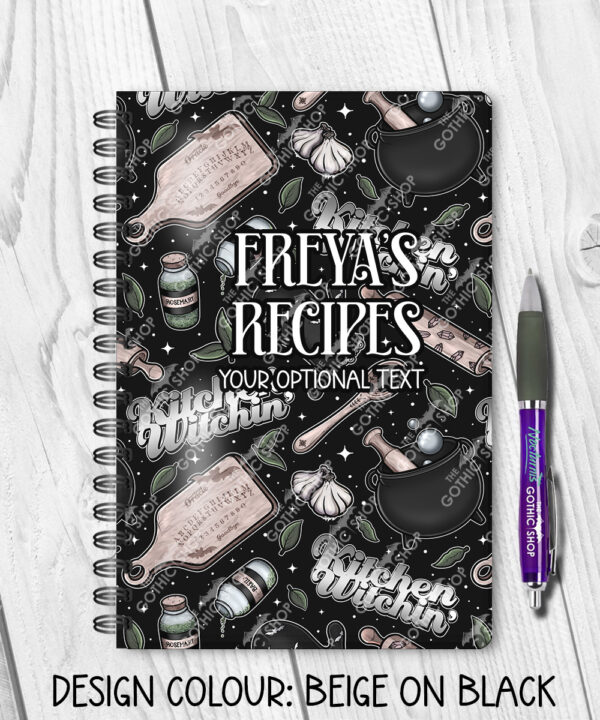 15728 personalised kitchen recipe notebook 1