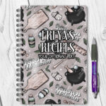 15728 personalised kitchen recipe notebook 2