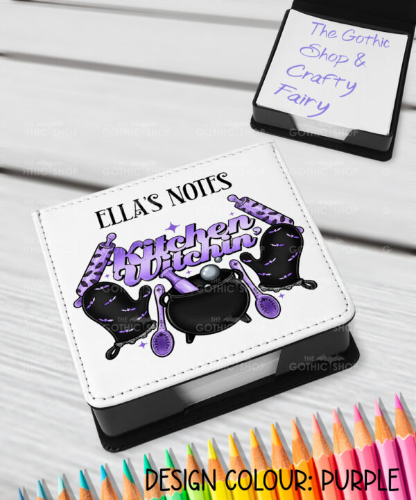 15730 personalised kitchen witch memo notes 1