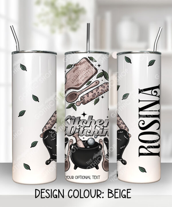 15734 personalised kitchen witch tumbler 2