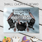 15739 personalised kitchen witchen chopping board 2