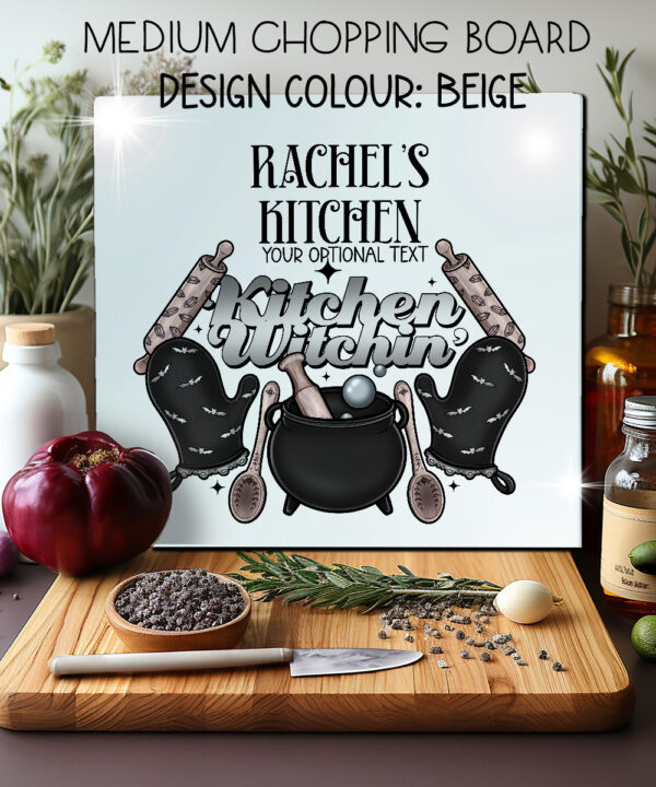 15739 personalised kitchen witchen chopping board 3
