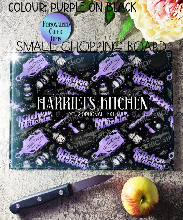 15740 personalised kitchen witchen chopping board 2