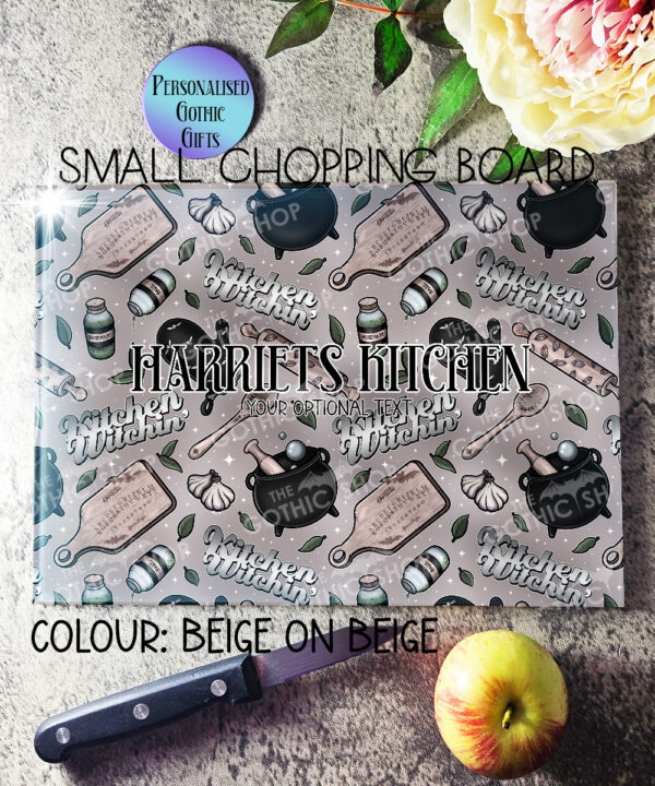 15740 personalised kitchen witchen chopping board 3