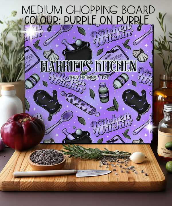 15740 personalised kitchen witchen chopping board 5