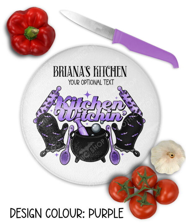 15741 personalised kitchen witchen chopping board 1