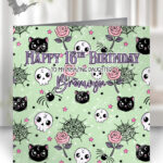 15748 personalised kawaii gothic birthday card 1