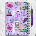 15758 personalised purple gothic witchy notebook 2