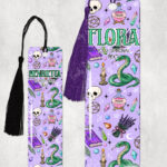 15759 personalised purple gothic witchy bookmark 1