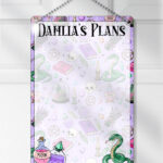 15760 personalised purple gothic witchy planner 1