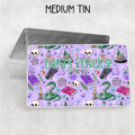 15761 personalised purple gothic witchy storage tin 1