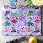 15762 personalised purple gothic witchy chopping board 1