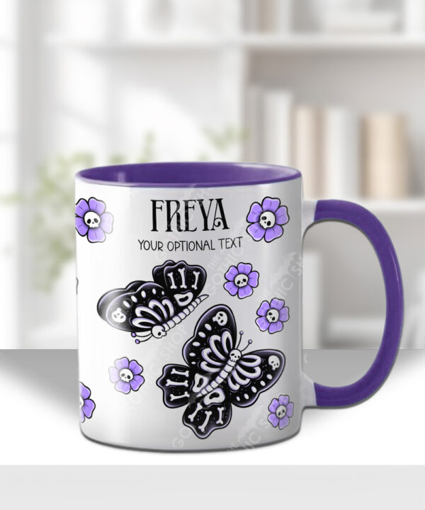 15767 personalised bone moths gothic mug 1