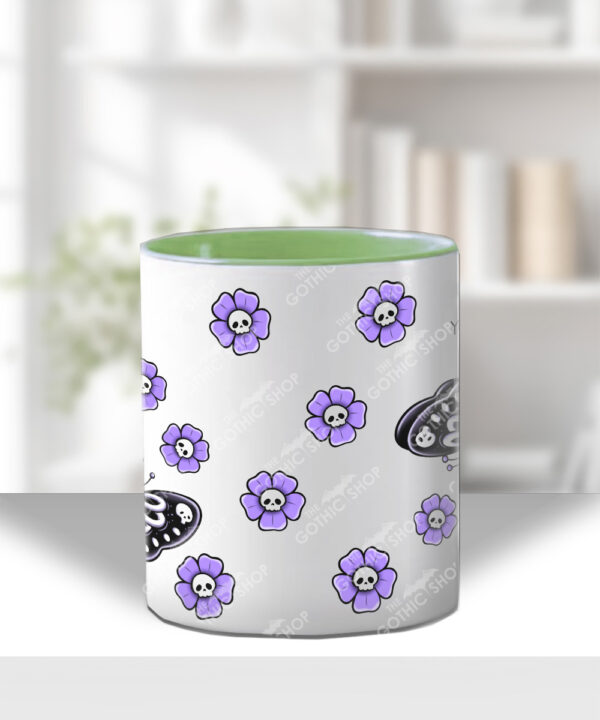 15767 personalised bone moths gothic mug 3