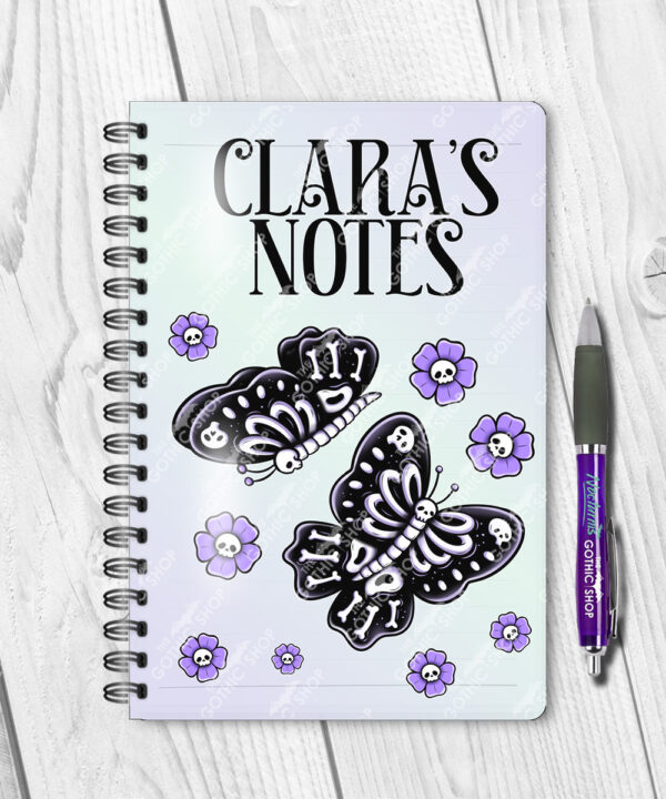 15770 personalised moths gothic notebook 1