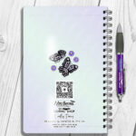 15770 personalised moths gothic notebook 2