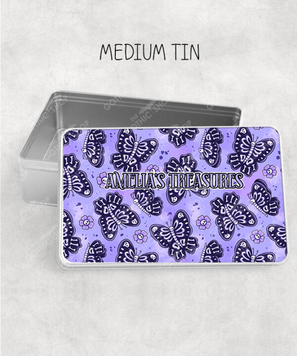 15772 personalised moths gothic purple storage tin 1
