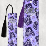 15789 personalised moths skull flowers gothic bookmark 2
