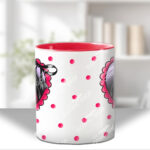 15791 personalised goth girl red heart gothic mug 2